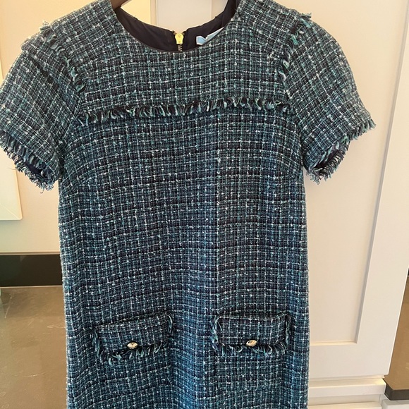 Draper James Tweed Shift Dress - MINT! - Picture 1 of 7